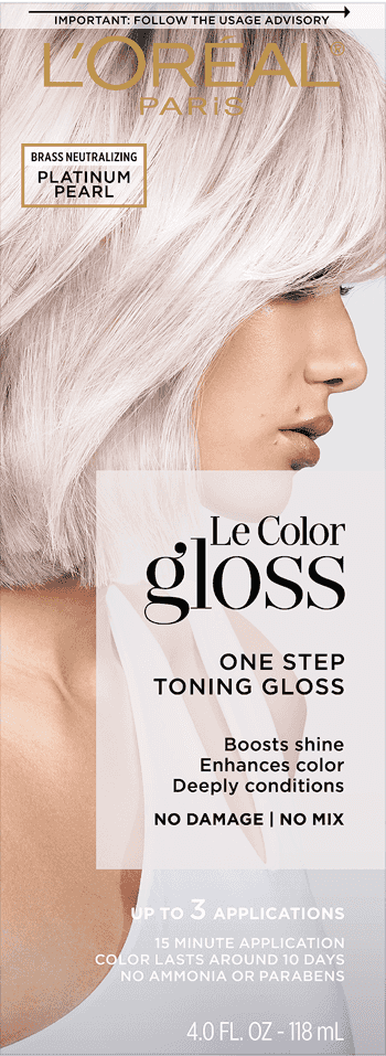 LOreal Haircolor Le Color Gloss Platinum Pearl 071249642283 Primary